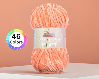 Himalaya Velvet Baby Yarn Velvet Yarn Plush Yarn Soft Knitting Yarn Baby Blanket Yarn Crochet Yarn Chenille Yarn Amigurumi Winter Yarn 100g