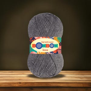 Nako Bonbon Ince Yarn Thin Acrylic Yarn for Lace Projects Doilies Summer Knits and Delicate Crochet Work