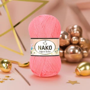 Nako Super Bebe Baby Yarn Soft Acrylic for Newborn Knits and Crochet Blankets