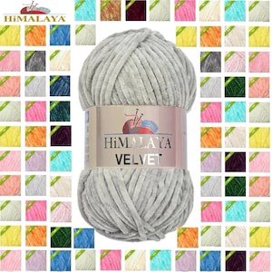 100g Himalaya Velvet Baby Yarn Velvet Yarn Plush Yarn Soft Knitting Yarn Baby Blanket Yarn Crochet Yarn Chenille Yarn Amigurumi Winter Yarn