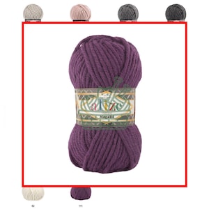 Alize Superlana Megafil Super Bulky Wool Acrylic Yarn for Fast Chunky Knits Oversized Sweaters & Blankets Quick Cozy Projects image 2
