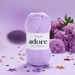 YarnArt Adore Soft Anti Pilling Acrylic Yarn for Smooth and Colorful Projects