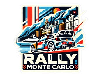 Rally Monte Carlo Sticker – Iconic Rally Series