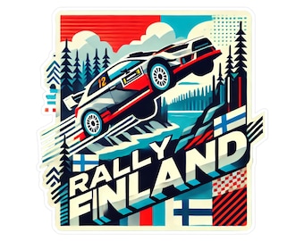 Rally Finland Sticker – Iconic Rally Series