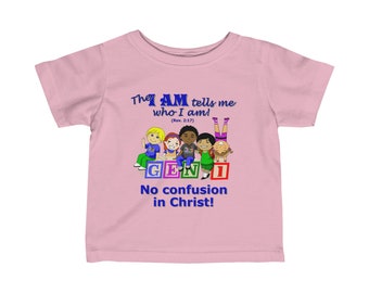 Infant's "Who I am" Fine Jersey Tee