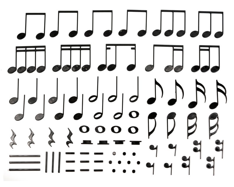 Rhythm Suite Magnetic Music Note Set - Sound Shapes - Etsy