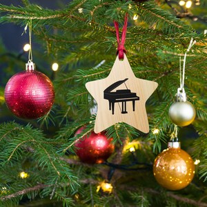 Wooden Piano Ornament