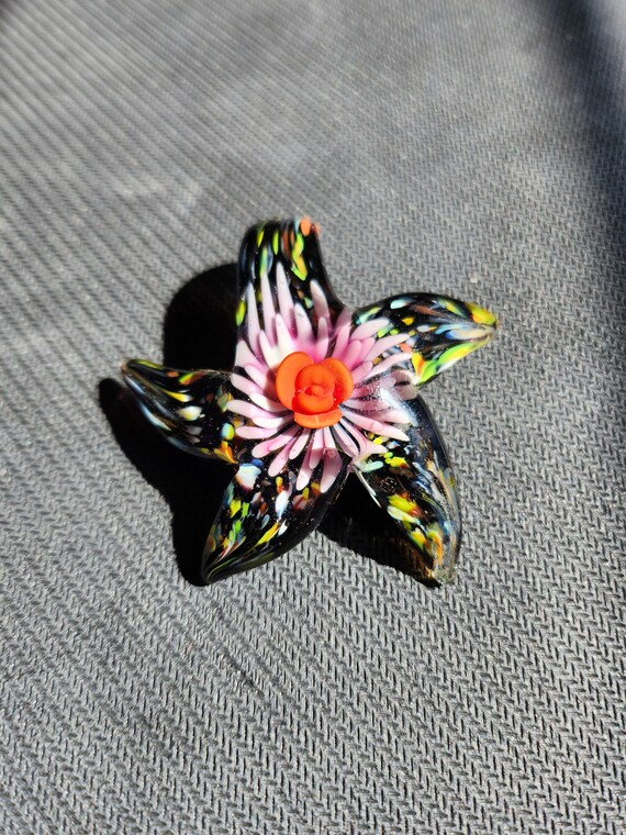 Il Murano di Francesca 53x50mm Murano Glass Starfish Pendant main image 1