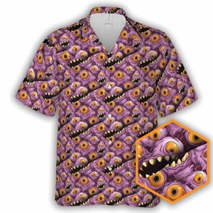 The Eyes | RPG Dnd Game, Dnd Shirt, Dnd Hawaiian Shirt, Dnd Button Up, Dnd Button Down, Dnd Gifts, Dungeon Master Gifts