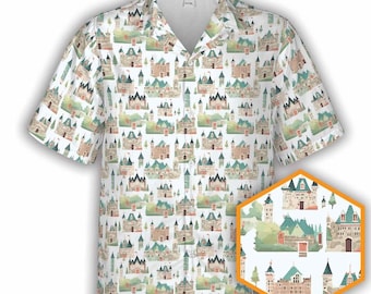 Castles | RPG Dnd Game, Dnd Shirt, Dnd Hawaiian Shirt, Dnd Button Up, Dnd Button Down, Dnd Gifts, Dungeon Master Gifts