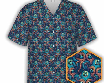 Old One | Cthulhu Button-Up Hawaiian Shirt