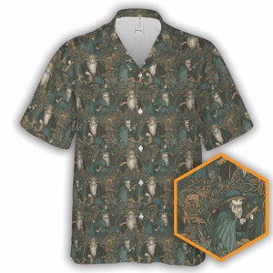 Wizards | RPG Dnd Game, Dnd Shirt, Dnd Hawaiian Shirt, Dnd Button Up, Dnd Button Down, Dnd Gifts, Dungeon Master Gifts