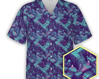 Crystal Cave | RPG Dnd Game, Dnd Shirt, Dnd Hawaiian Shirt, Dnd Button Up, Dnd Button Down, Dnd Gifts, Dungeon Master Gifts