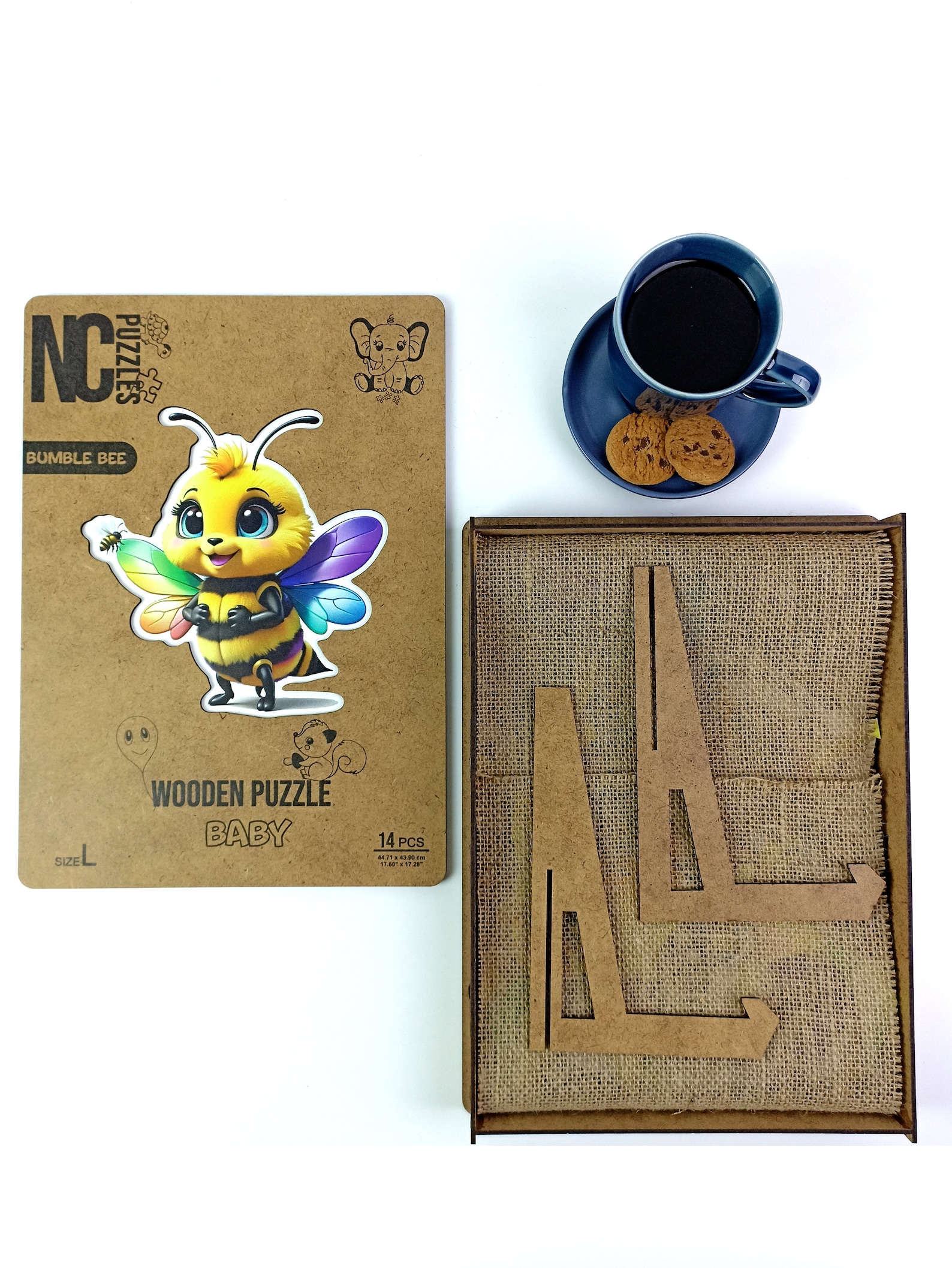 NC PUZZLE : Bumble Bee in Wooden for Children - Etsy
