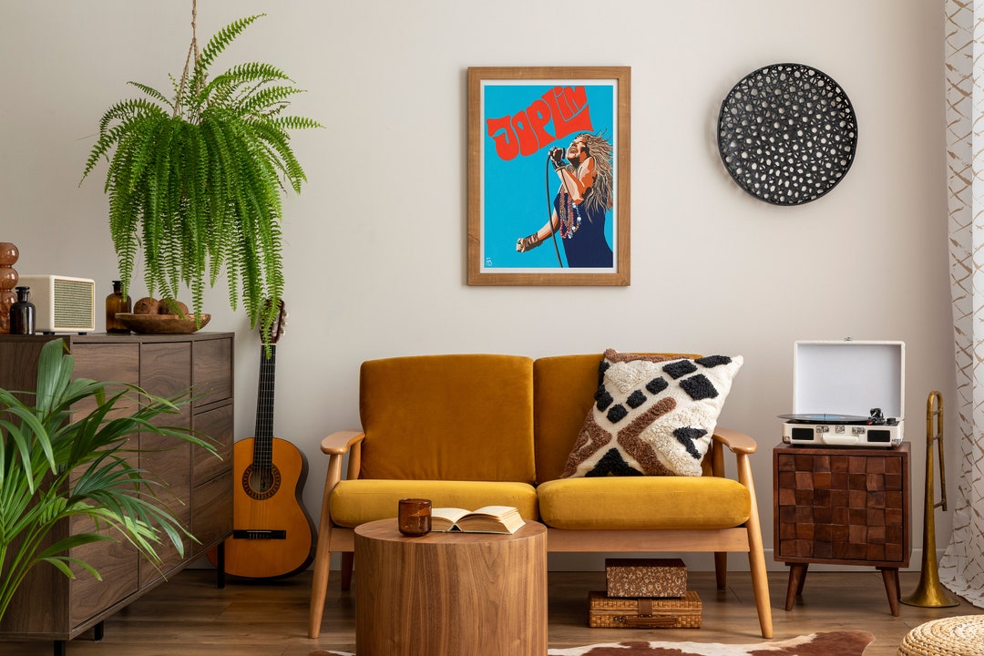 Joplin Janis Joplin Joplin Print Woodstock 70's Print Digital Art Print ...