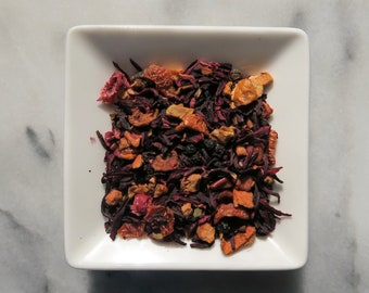 Cleric's Cure Tea 2 oz Lose Blatt Kräuter Früchtetee Cranberry Apfel Holunder Tee