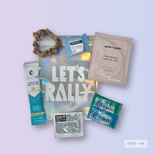 Let’s Rally! Bag and Recovery Hangover Kit for Bachelorettes, Girls Trips and Parties