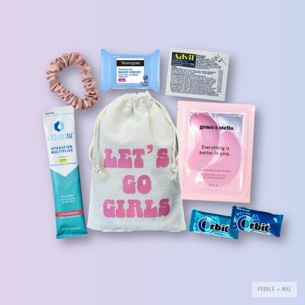 Let's Go Girls Recovery Kit for Bachelorettes, Girls Trips and Parties | Nashville Theme