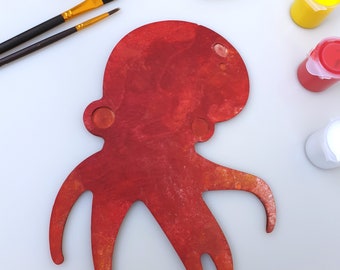 DIY Wooden Sea Animal Painting Kit: Kids' Craft Activity