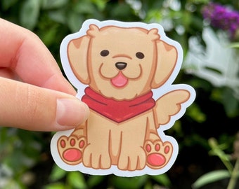 Yellow Labrador Sticker