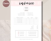 Invoice Template, Invoice Template for Small Business, Invoice Template Canva, Editable Invoice Template, Printable Invoice Template