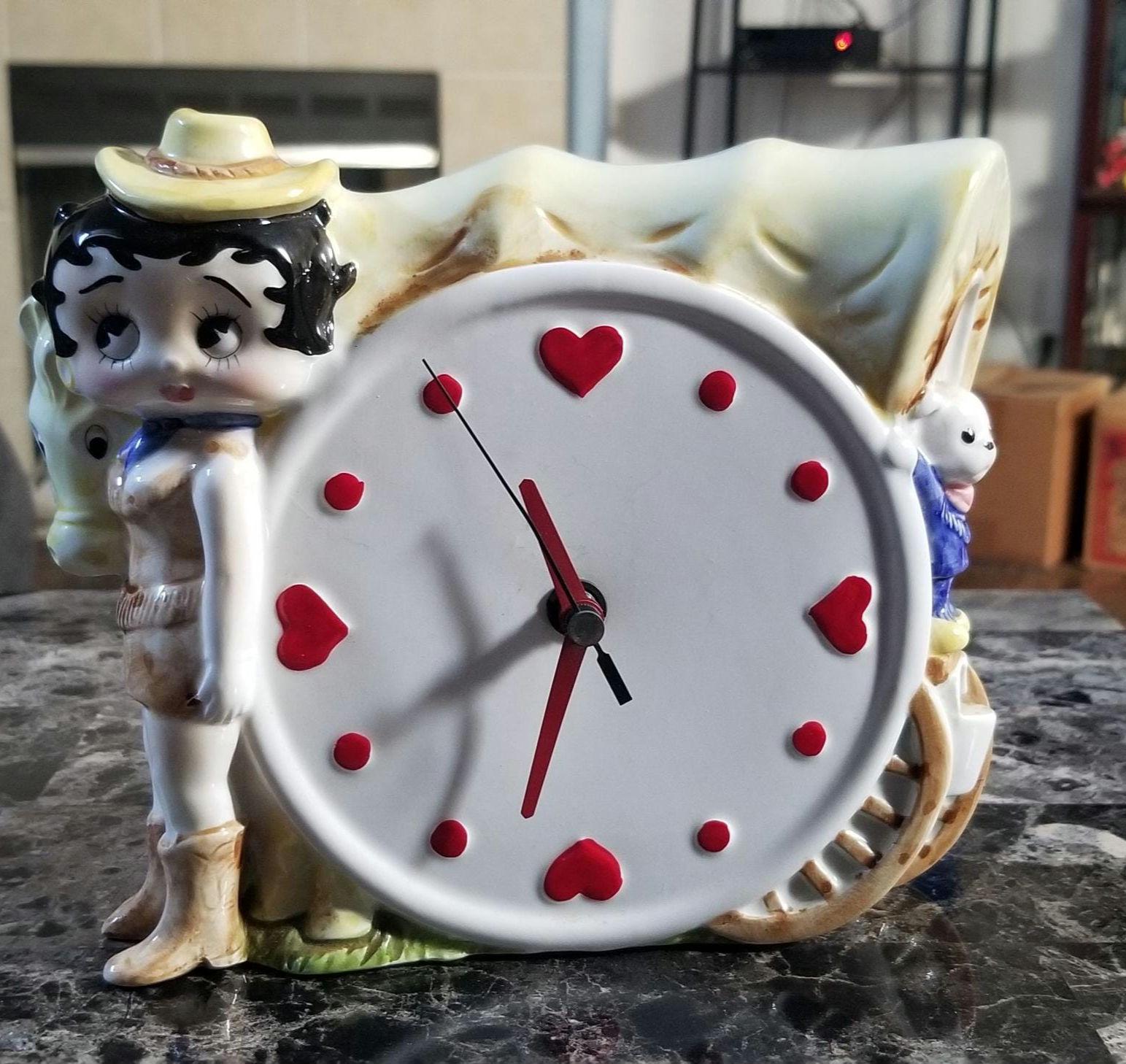 Vintage Betty Boop Clocks - Etsy