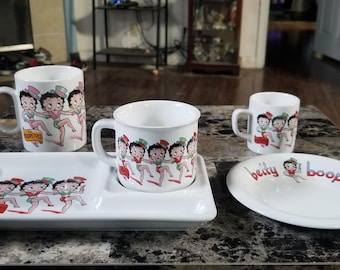 Betty Boop Ceramic Toothbrush Holder and Toothpaste Squeezer - Etsy