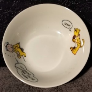 Set of Vintage Popeye and Friends Mugs/bowl