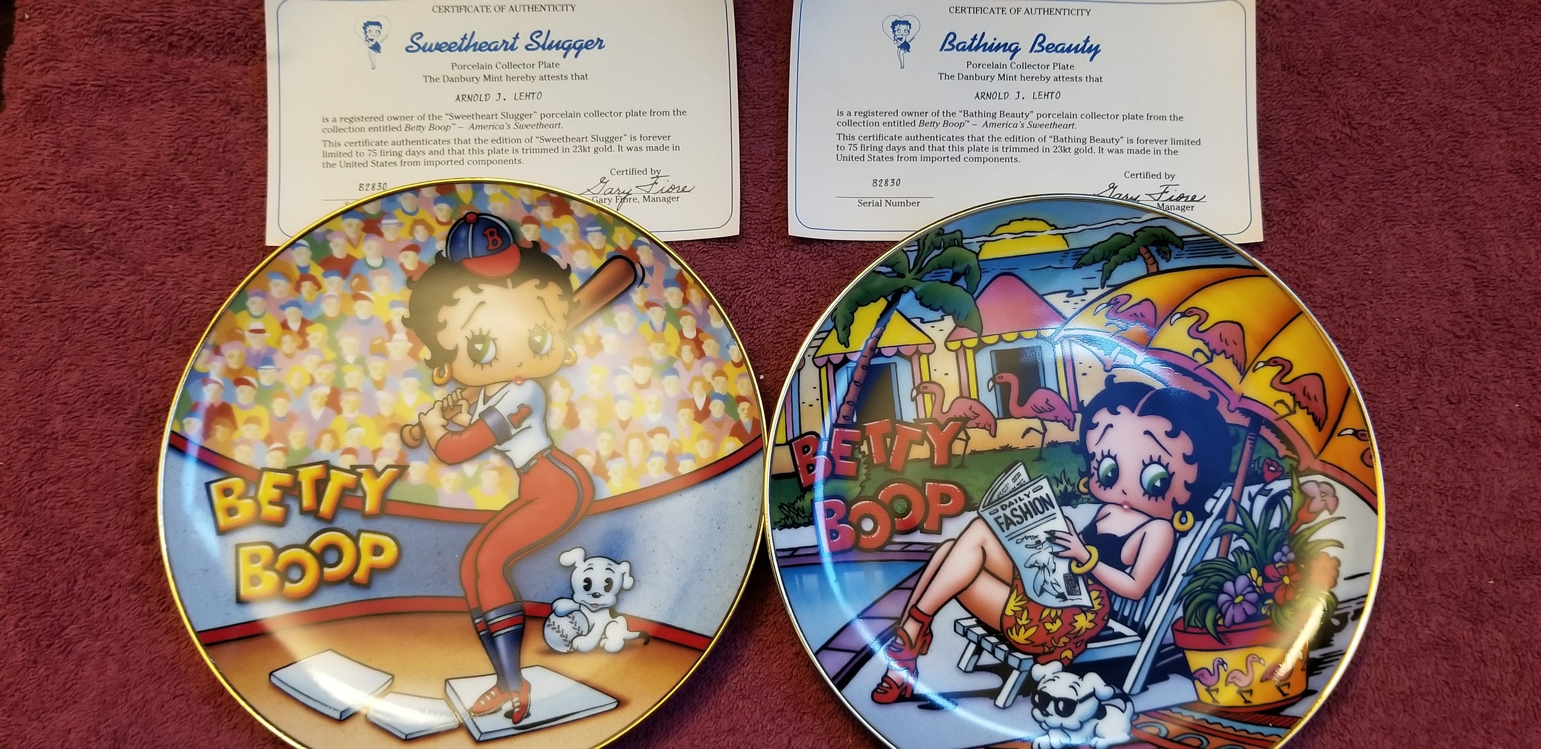 証明書付 ダンバリーミント【BETTY BOOP】Glamour Girl【Danbury Mint