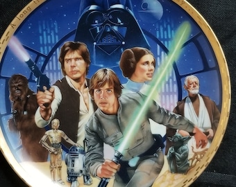 Star Wars Trilogy Plates Collection From the Hamilton Collection