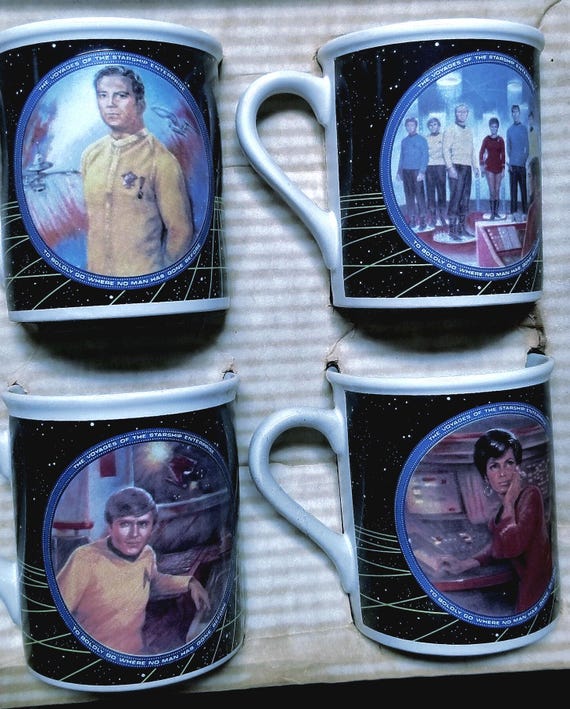 Vintage 1983 Star Trek Mugs & Plates - Hamilton Collection, Original Cast -  Set of 14 - Etsy