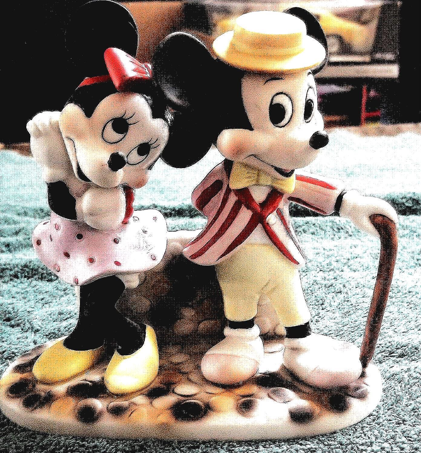 Collection of Vintage Disney Character Ceramic/porcelain Figurines