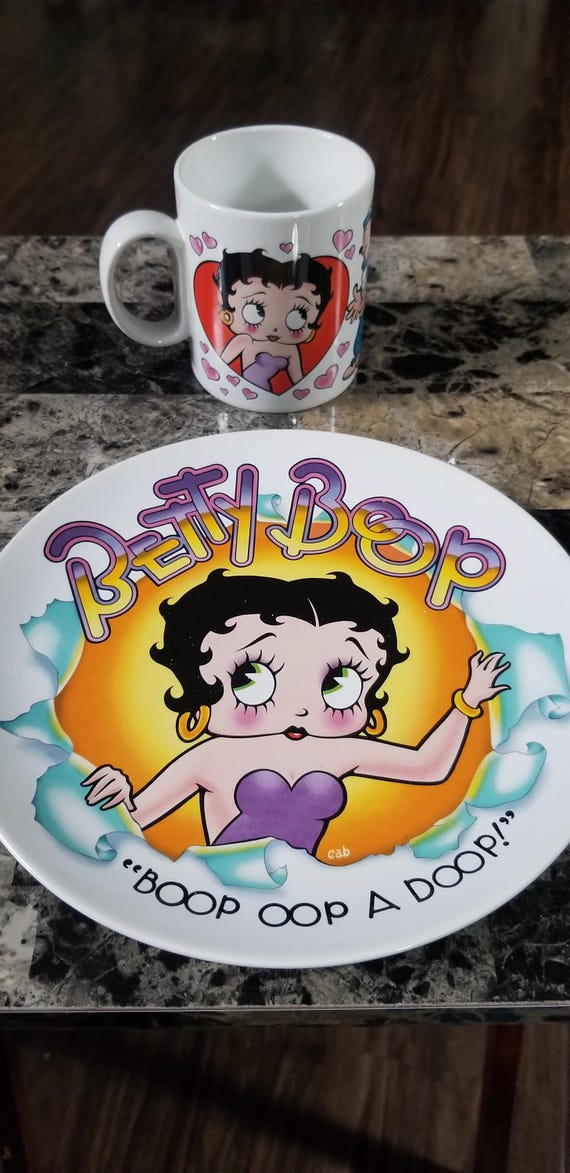 Betty Boop Collector Plates and Mugs - Etsy