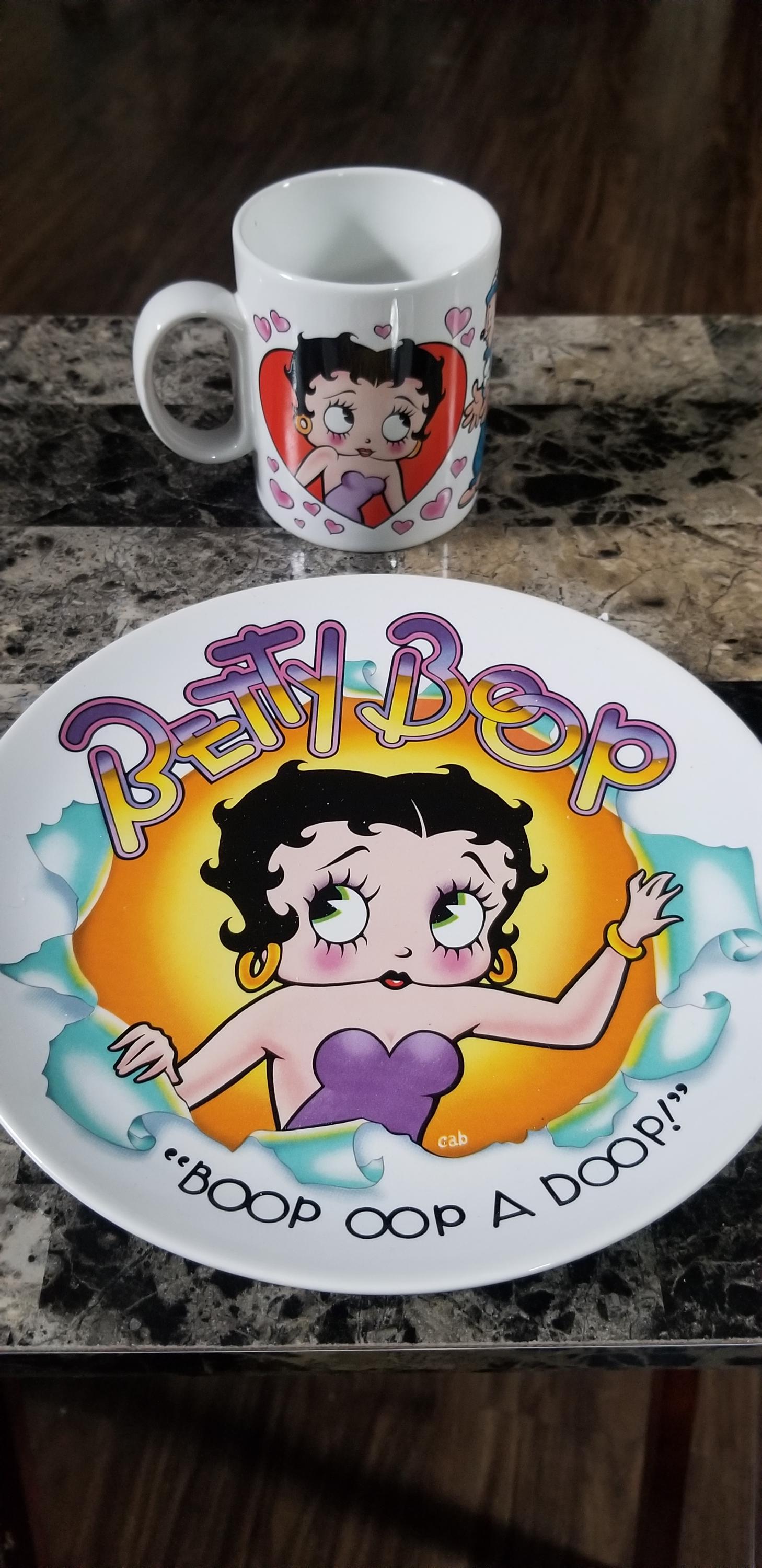 Betty Boop Collector Plates and Mugs - Etsy