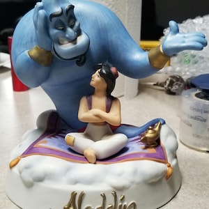 Limited Edition Disney Magic Memories Aladdin Figurine. Numbered