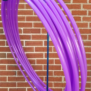 Le Grip Hoop - Purple Stardust - Dance and Fitness Hula Hoop - 3/4&quot; Polypro with Grip Tape