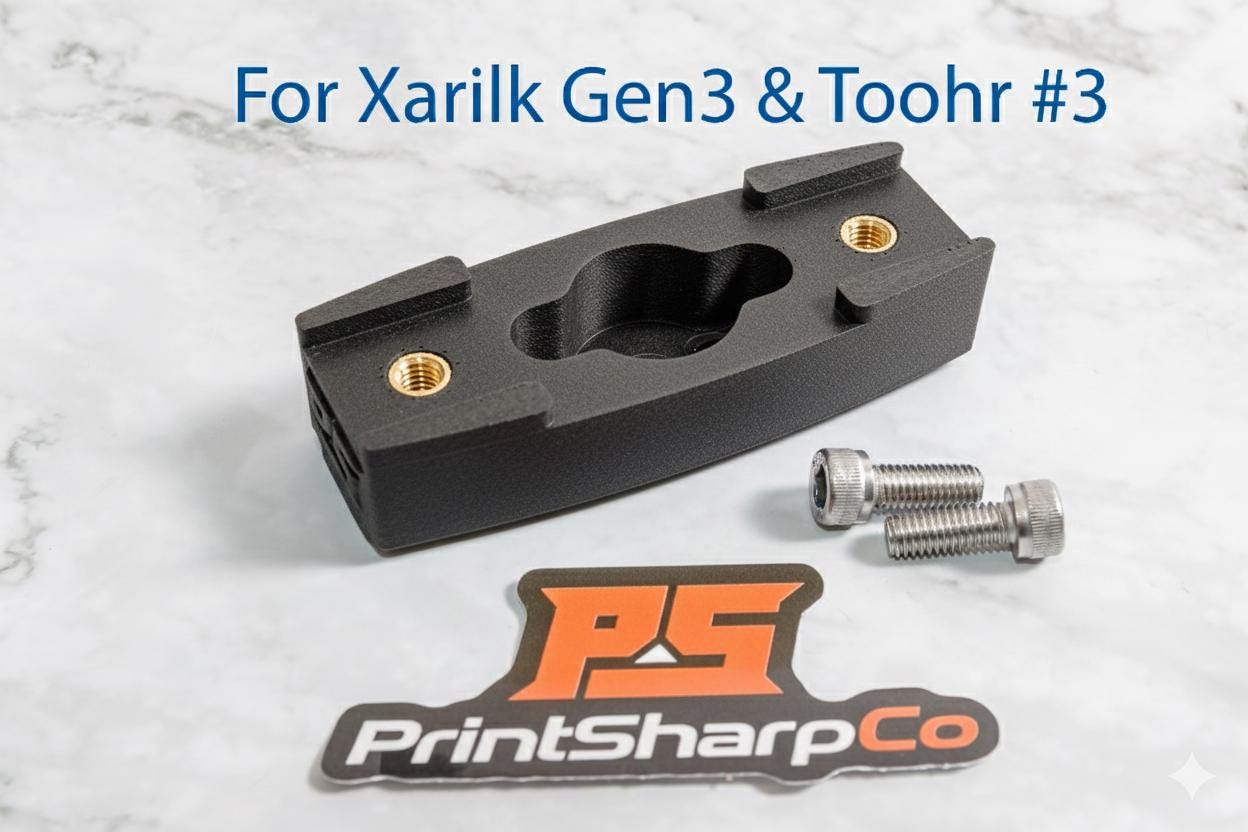 Center Clamp Adapter for Xarilk Gen 3. & Toohr #3 Knife Sharpening