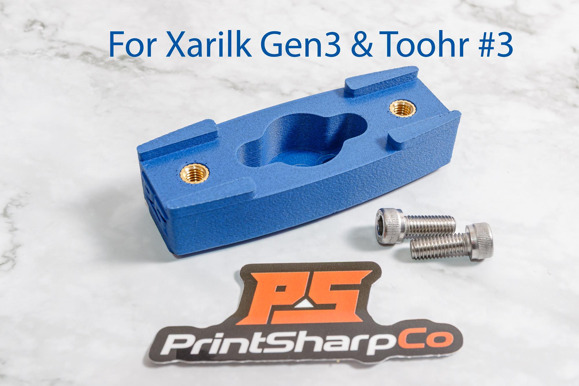 Center Clamp Adapter for Xarilk Gen 3. & Toohr #3 Knife Sharpening