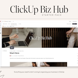 ClickUp Business Hub — Hub per organizzare la tua attività in ClickUp — gestione dei processi aziendali, portali clienti, pianificatore di contenuti e altro ancora