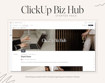 ClickUp Business Hub — Hub to Organize your Business in ClickUp — business process management, Client Portals, Content Planner & More