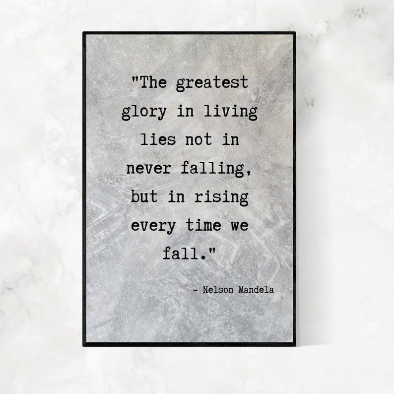 Printable Famous Quotes Art Monochromatic Black and Etsy