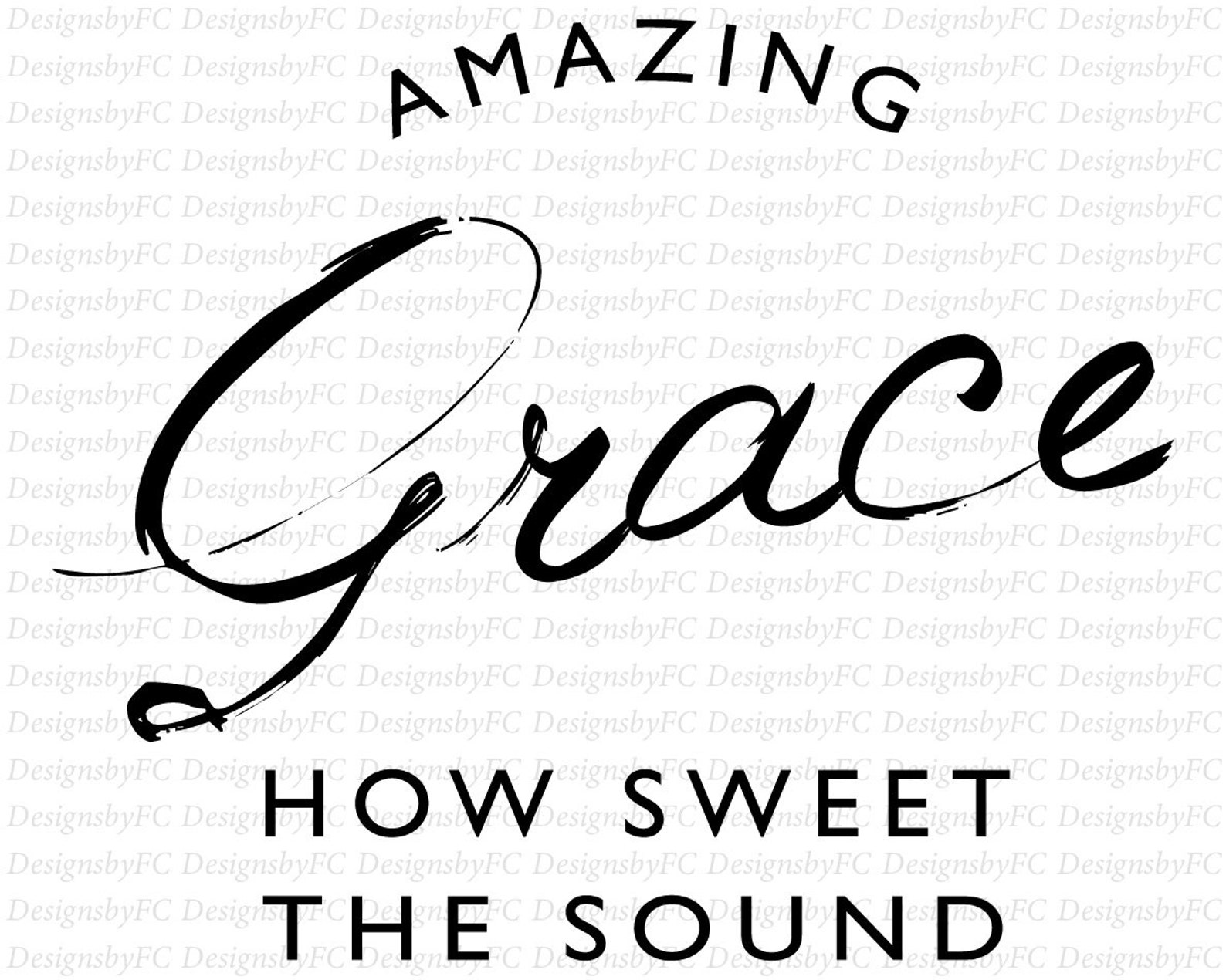 Amazing Grace SVG Christian SVG Jesus Svg Cricut and - Etsy