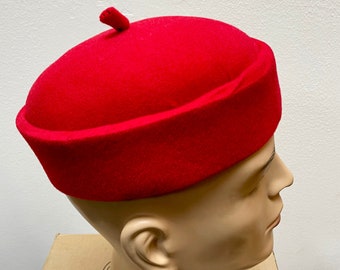 Igbo Cap, Traditional Cap, Igbo Nze Cap, Traditional Cap, Nigerian Cap, African Hat, Africa Kufi Hat, African Cap, African Wedding Hat Red