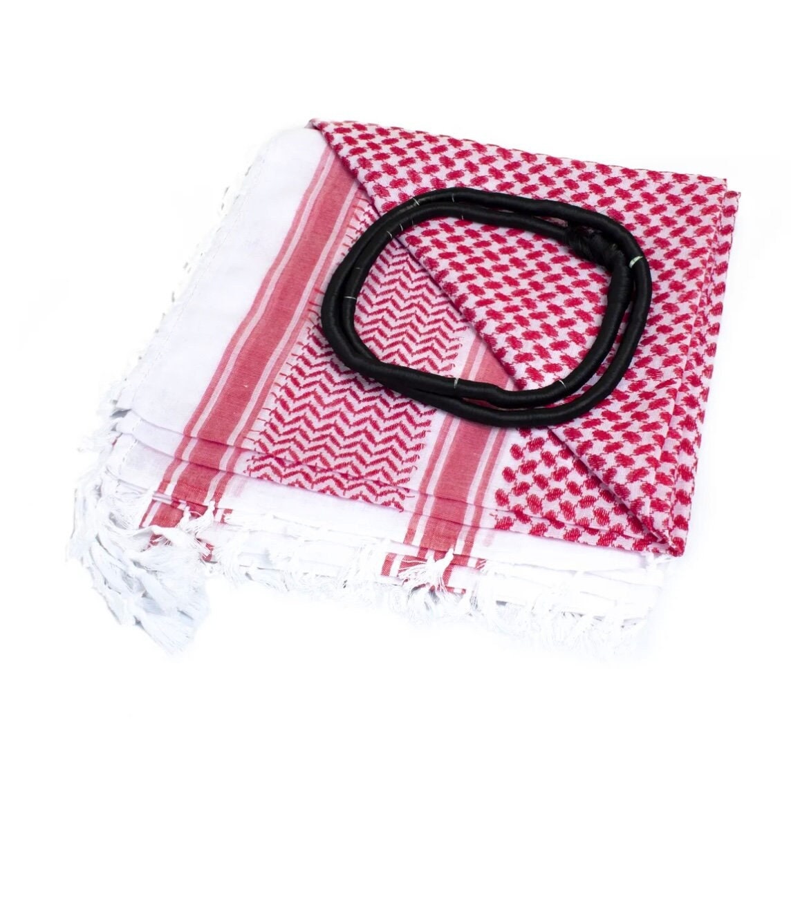 Saudi Arabia Style Arafat Scarf Kefiyyeh Shemagh & Agal Arab Islamic ...