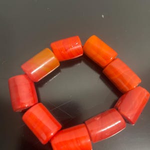 African Real coral beaded bracelets / coral Stones beads Nigerian Traditional Coral bracelet / African necklace Wedding bracelet Red