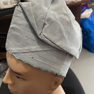 African Yoruba men cap gold color Nigerian fila hat