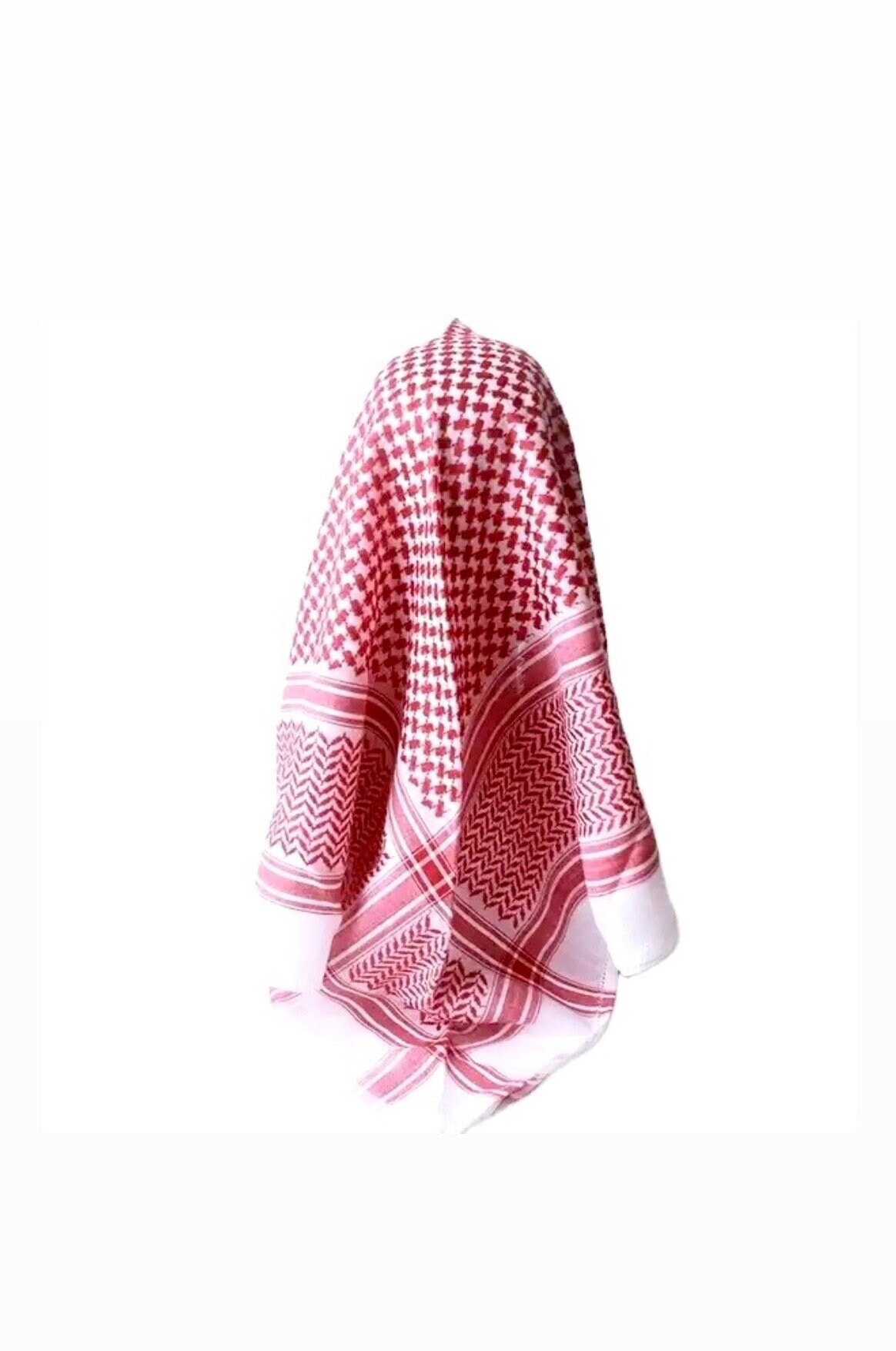 Saudi Arabia Style Arafat Scarf Kefiyyeh Shemagh Arab Islamic Wrap ...