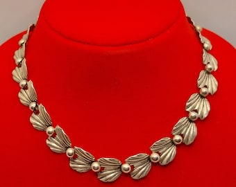 Herman Siersbol vintage silver necklace - choker