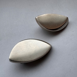 Authentic Niels Erik From Sterling Silver Vintage Clip On Earrings.