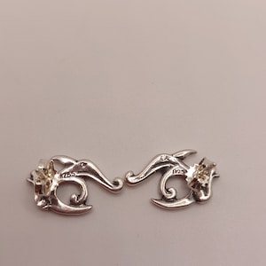 KOPI Museum 925 Sterling Silver Vintage Earrings Scandinavian Design